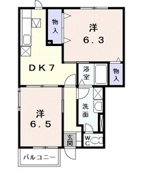 ハイツサルーンIIIの物件間取画像